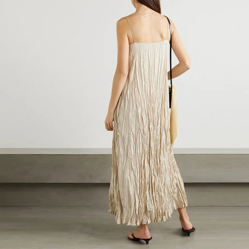 TOTEME Slip Dresses Women's Light Yellow-2