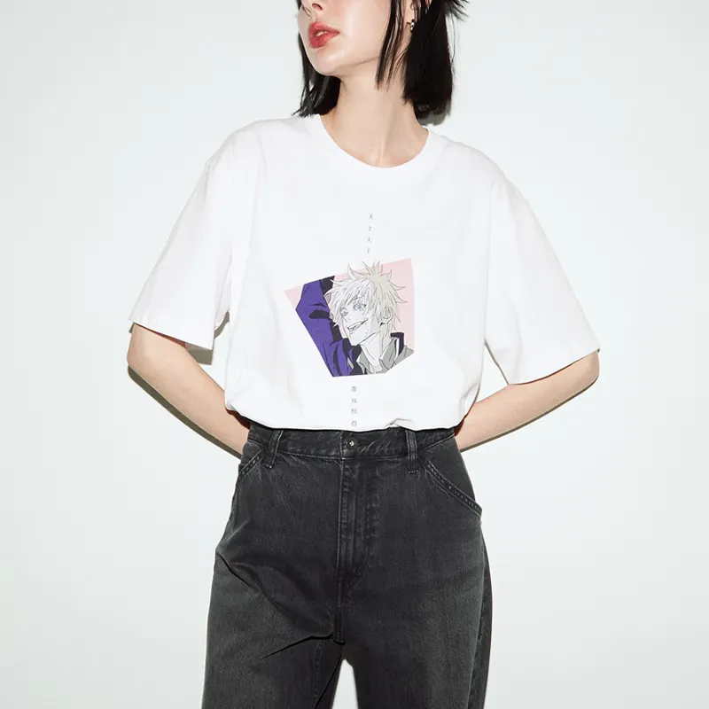 UNIQLO X Spell Fight Co titled Series T Shirts Unisex White-2
