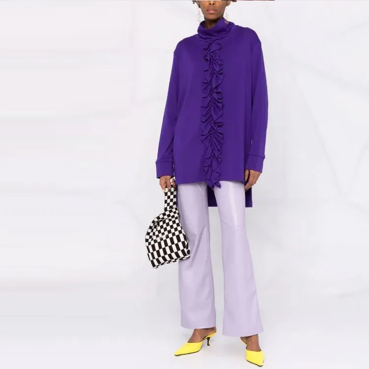 MARNI FW21 Loose Fit Sweater Women's Purple-1