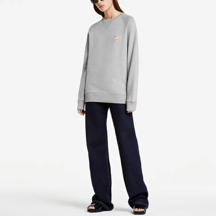 Maison Kitsune Sweatshirt Unisex Gray-3