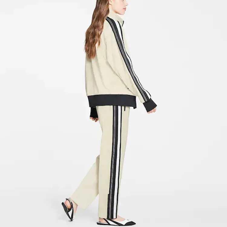 LOUIS VUITTON Racer Stripes Zip Up Jacket-1