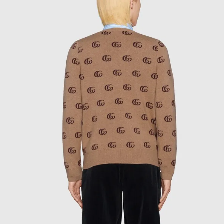 GUCCI Cashmere Sweaters Men Umber-3