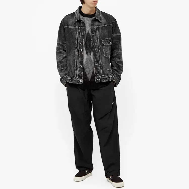 NEIGHBORHOOD Denim Jackets Men Dark Gray-1