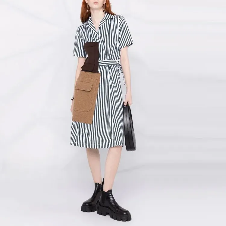 Maison Margiela Short-Sleeved Dresses Women's Multicolor-1
