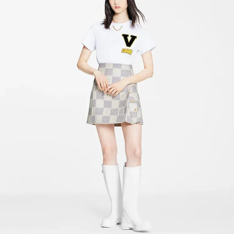 LOUIS VUITTON LOUIS VUITTON Patch Varsity T Shirt-2