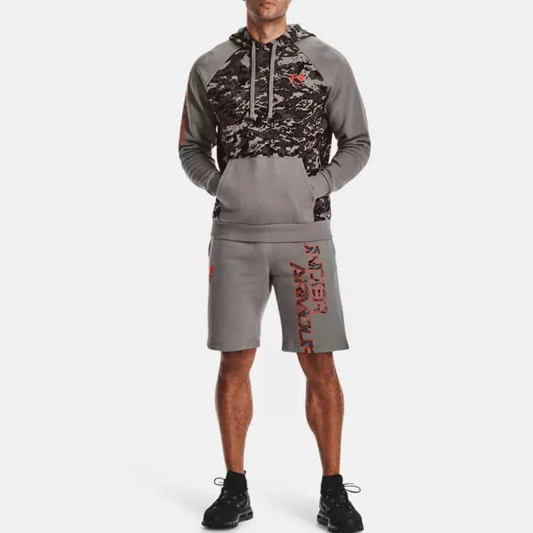 Under Armour Script Sweatshirts Men Gray-2