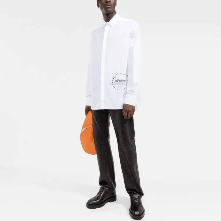 OFF-WHITE FW21 Shirts Men White-1