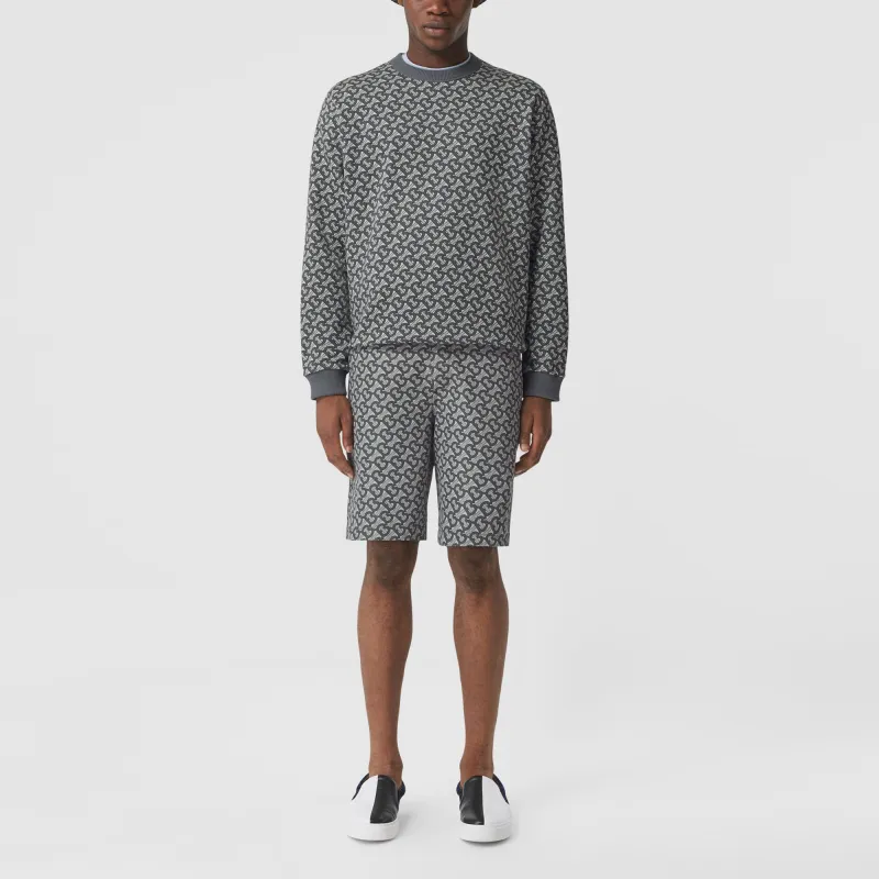 Burberry Sweatshirts Men Gray-1