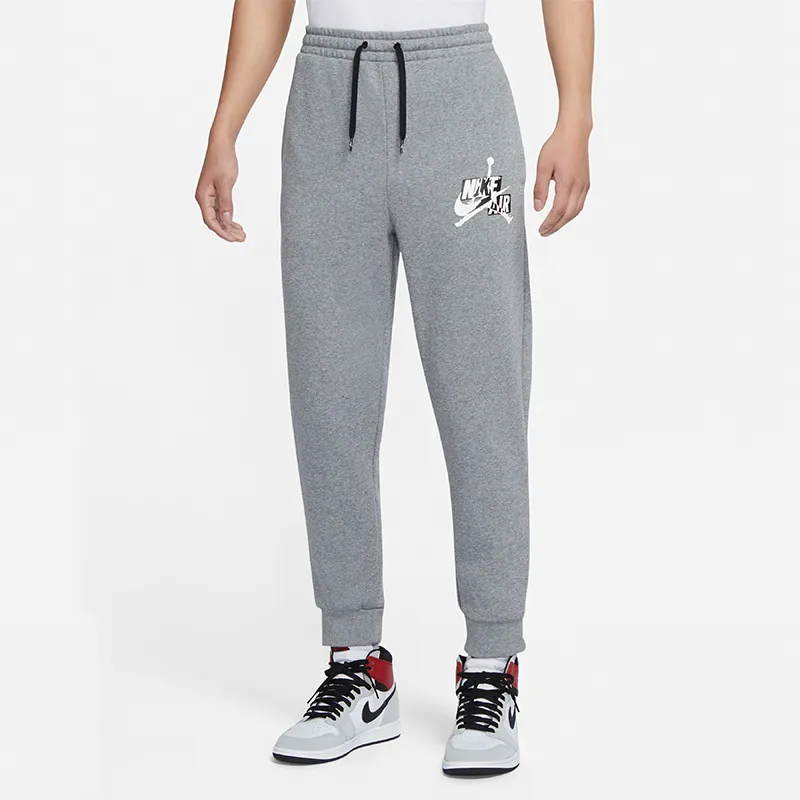 Jordan Jumpman Knitted Sweatpants Men Carbon Gray-2