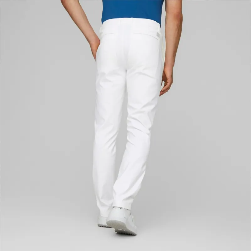 PUMA Golf Dealer Tailored Casual Pants Men White-3