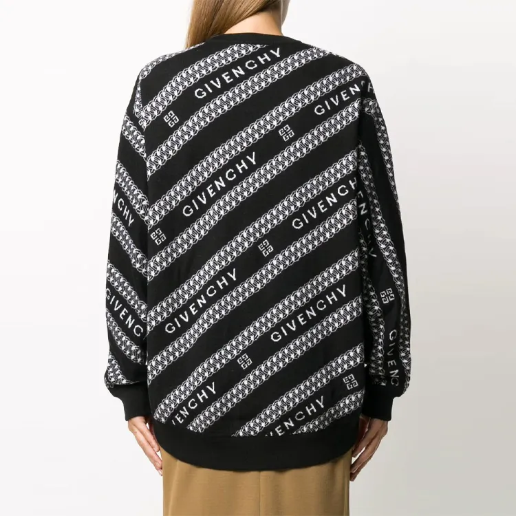 Givenchy Sweaters Women's Black Gray Color-4