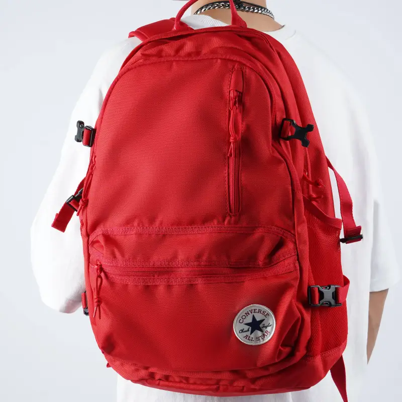 Converse Mochila Straight Edge Backpack Red-4