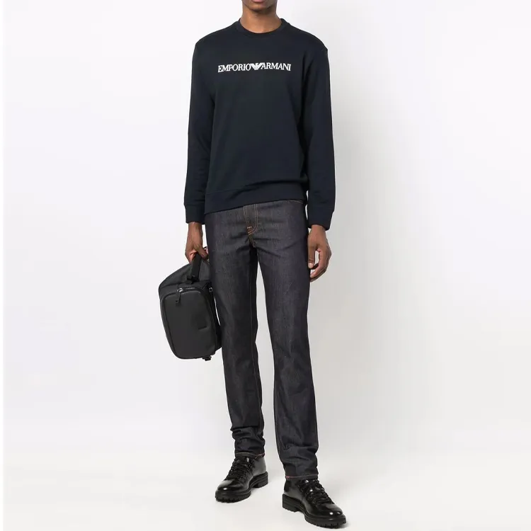 EMPORIO ARMANI Modal blend Sweatshirt With Logo Print-3