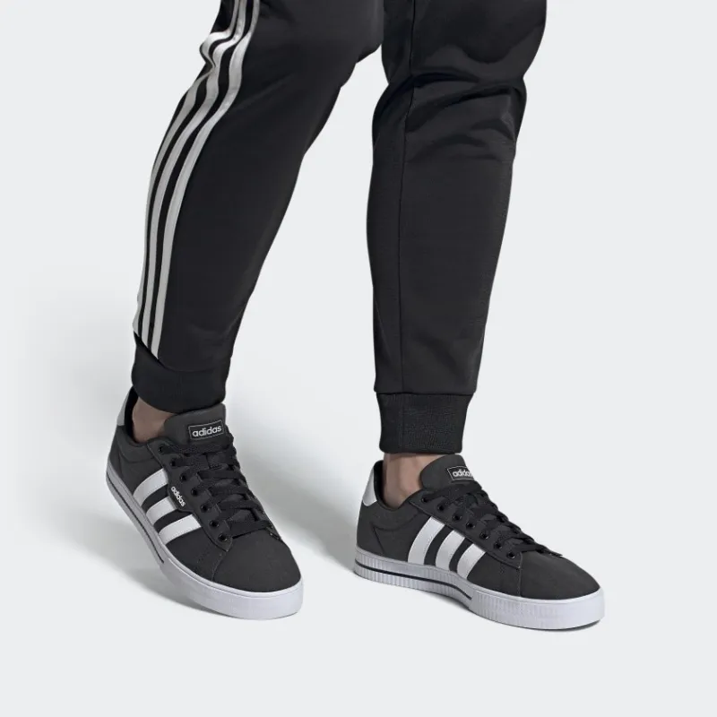Adidas Daily 3.0 Black White Canvas-6