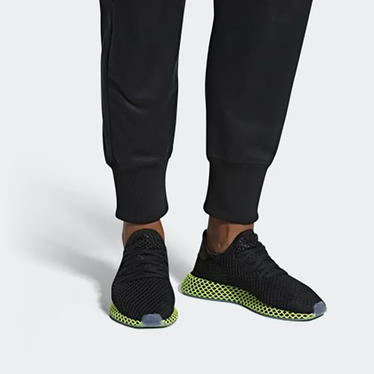 Adidas Deerupt Core Black Ash Blue-5