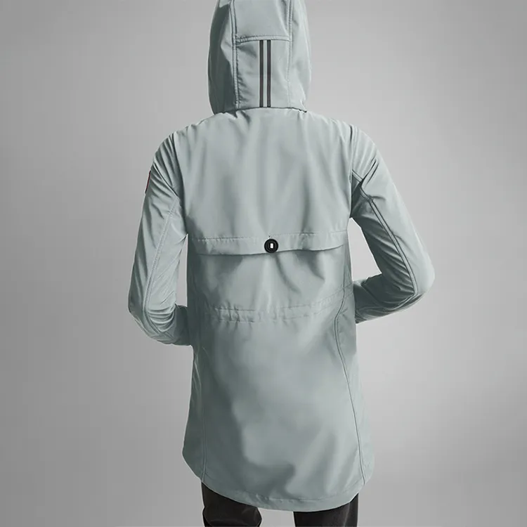 Canada Goose Trench Coat Women's Frost Gray-4