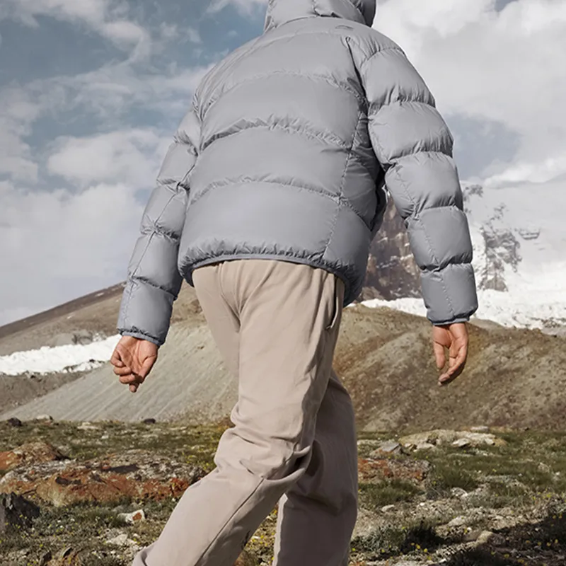 LINING Down Jackets Men Jiang Stone Gray-2