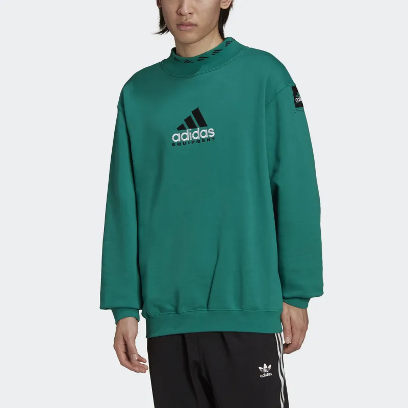 Adidas Originals EQT Sweatshirts Men Green-2