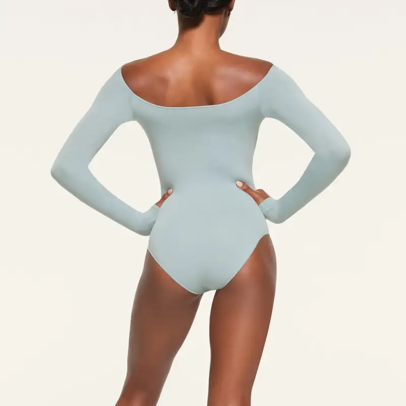 Skims Bodysuits Women's Denim Blue-2