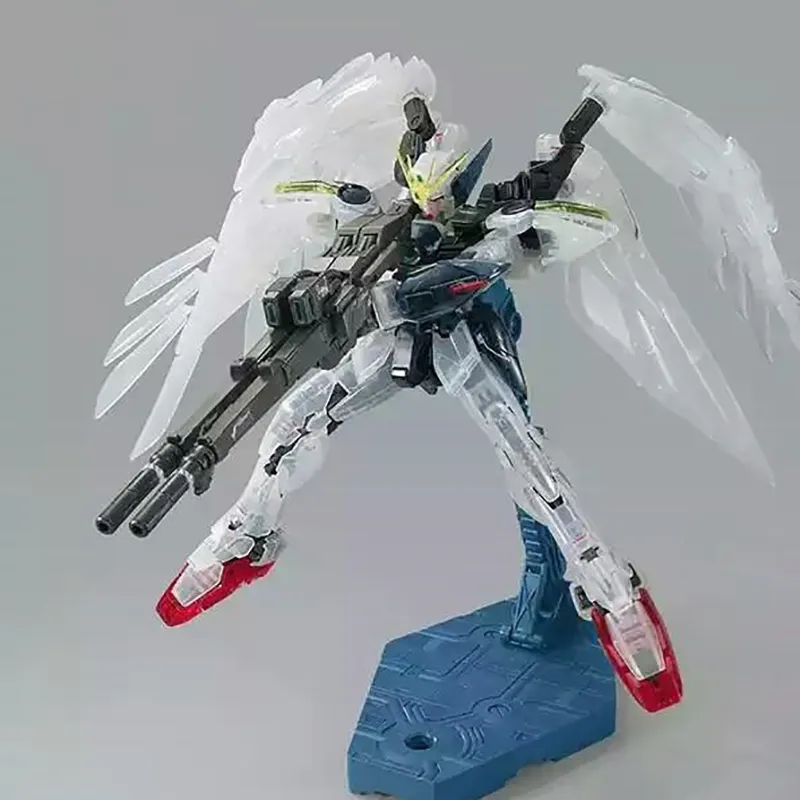 BANDAI Wing Gundam Zero RG Wing Gundam Zero Model Kits Multicolor Transparent-1