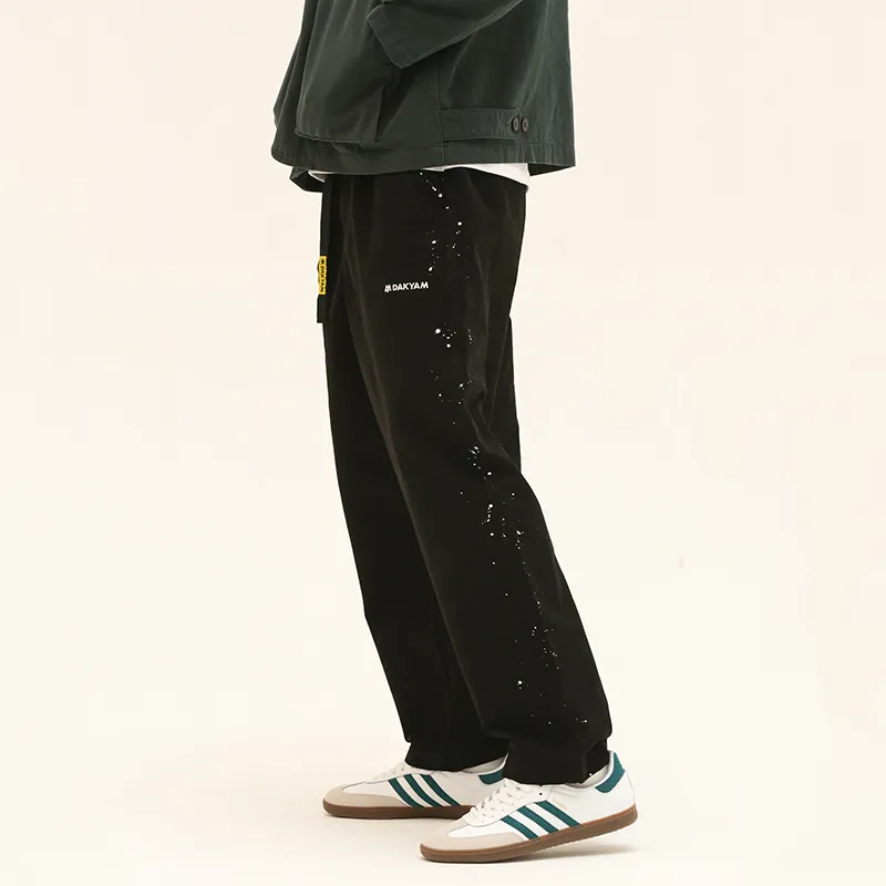 DAKYAM Straight Jeans Unisex Black-2