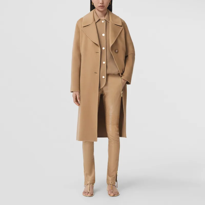 Burberry Velvet Jackets Women's Camel-1