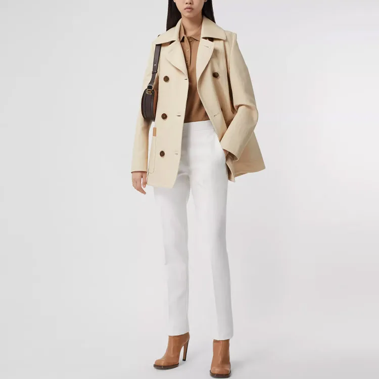 Burberry SS21 Jackets Coats Women's Beige-3