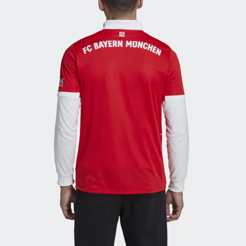 Adidas Bayern Munich Soccer Jersey Men's Red-4