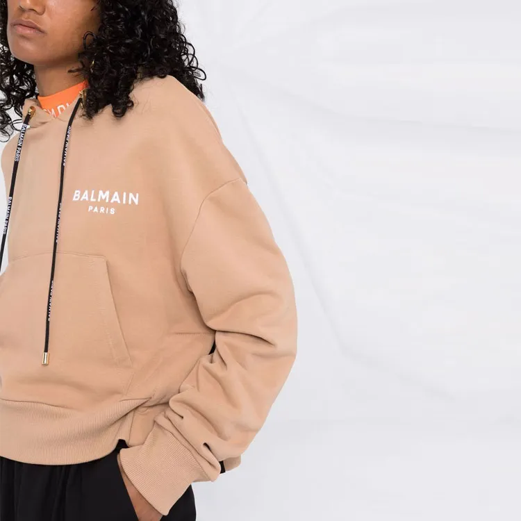 BALMAIN Sweatshirts Women's Khaki-3