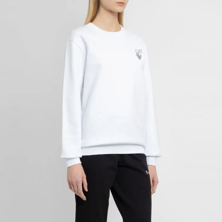 OFF WHITE FW20 Sweatshirts Women's White-3