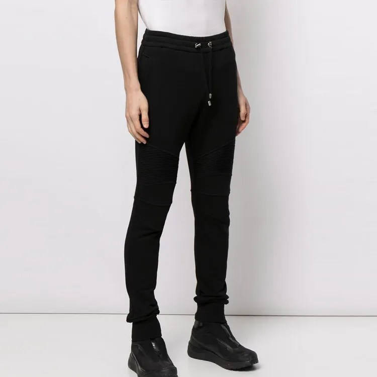 BALMAIN Ribbed Printed Sweatpants-1