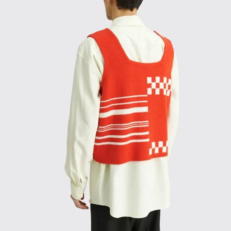 PRADA Tank Tops Men Red-2
