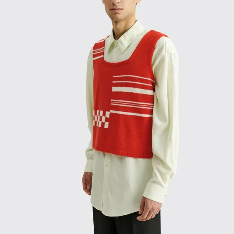PRADA Tank Tops Men Red-3