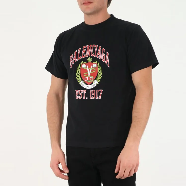 Balenciaga T Shirts Men Black-1