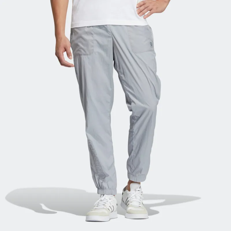Adidas Neo Casual Pants Men's Silver Gray-2