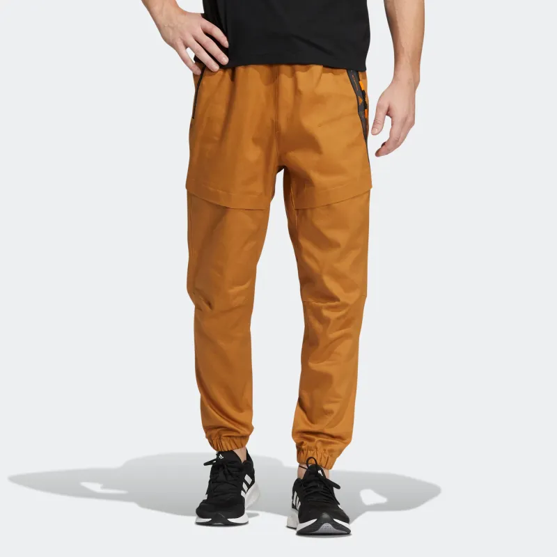 Adidas Casual Pants Men Brown-1
