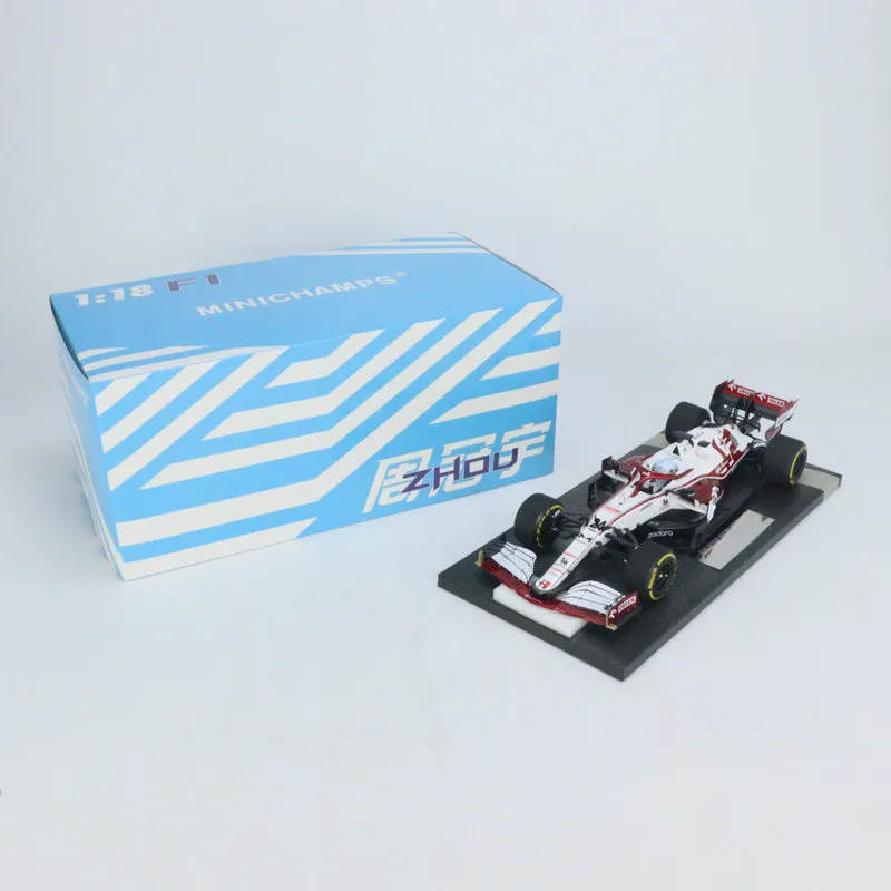 MINICHAMPS Supercar Luxury Car Series Alfa Romeo Zhou Guanyu Assembled Models-2