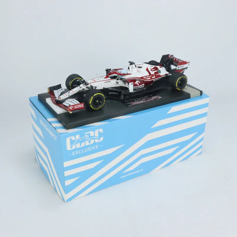MINICHAMPS Supercar Luxury Car Series Alfa Romeo Zhou Guanyu Assembled Models-3