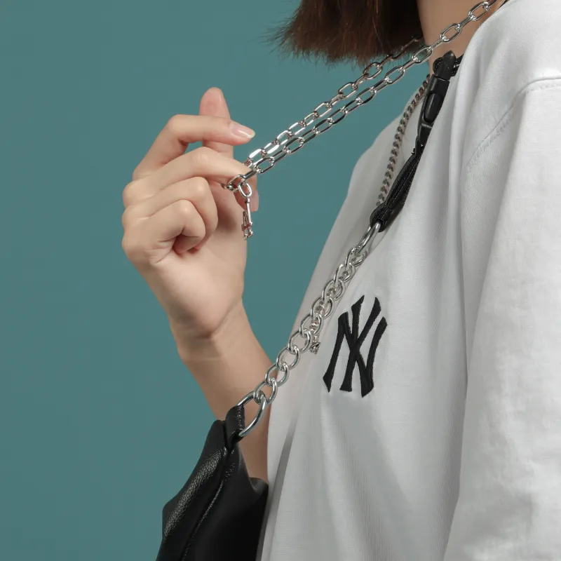 MLB Los Angeles Dodgers Necklaces Unisex Silver-1