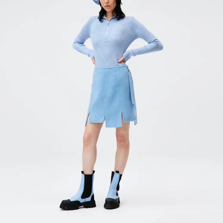 GANNI Sweaters Women's Blue-3