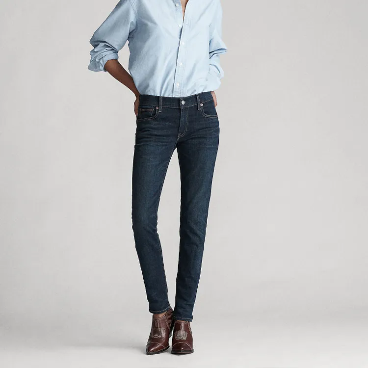 Polo Ralph Lauren SS22 Tompkins Jeans Women's Dark Blue-1