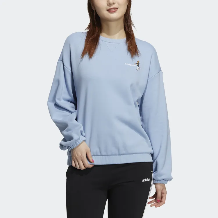 Adidas Neo Sweatshirt Women's Sky Blue-1
