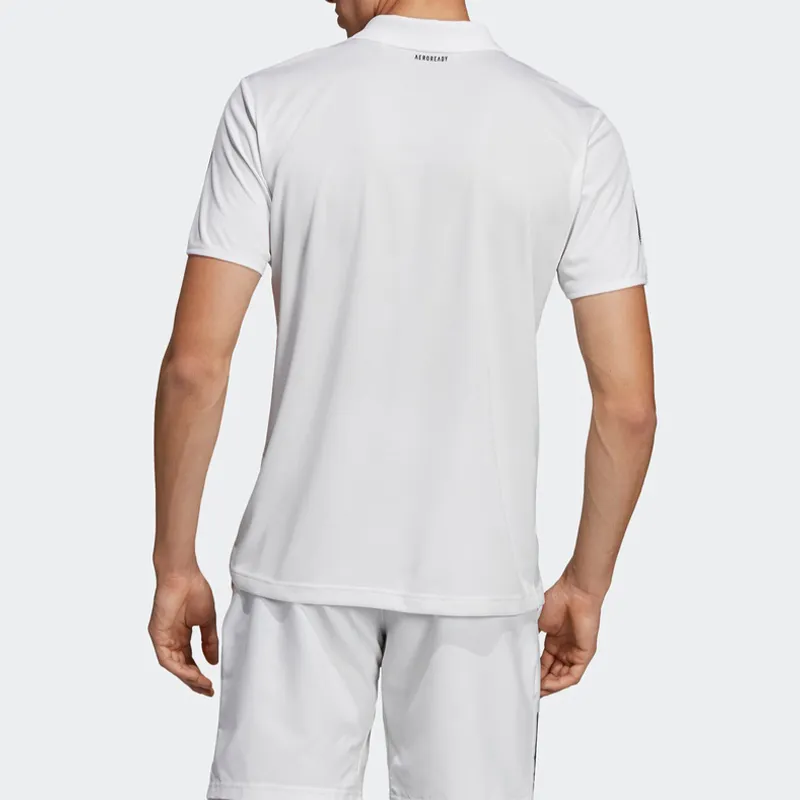 Adidas Polo Shirts Men White-3