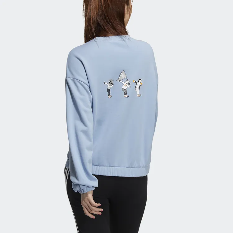 Adidas Neo Sweatshirt Women's Sky Blue-2