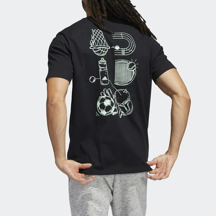 Adidas T Shirt American Vintage Men's Black-2