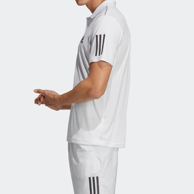 Adidas Polo Shirts Men White-5
