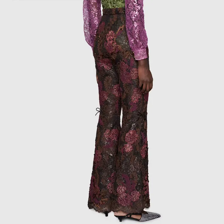 GUCCI Casual Pants Women's Brown-2