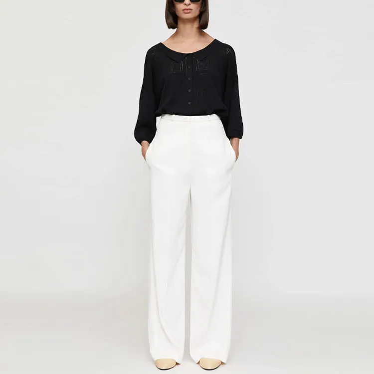 TOTEME Suit Trousers Women's White-1