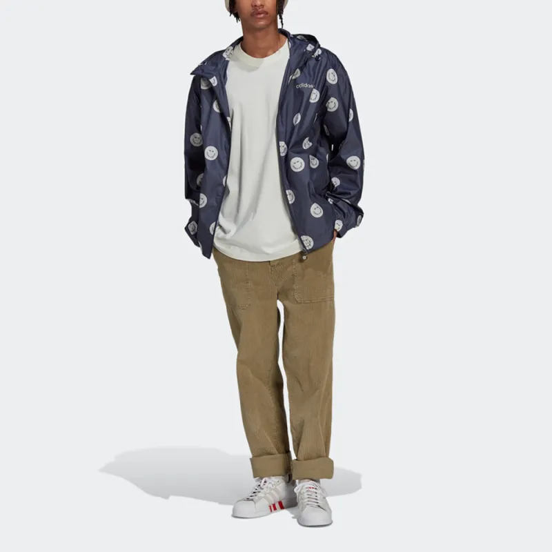 Adidas Originals Jackets Men Dark Navy Blue-1
