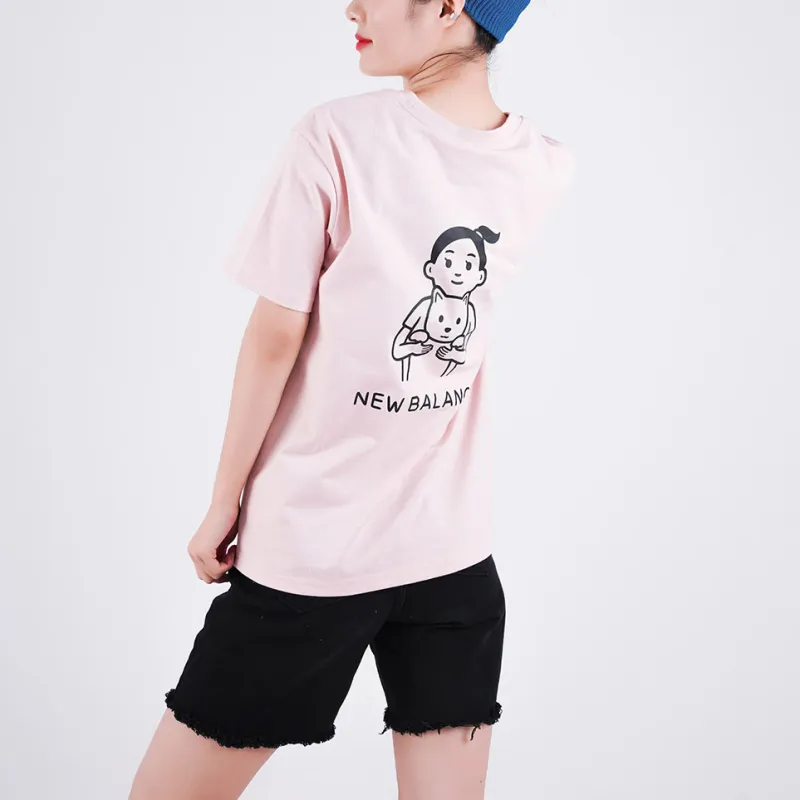 New Balance Noritake Collection T Shirt Women's Pink-4